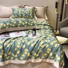 XC44804水洗天丝印花单夏被四件套-150*200cm夏被
