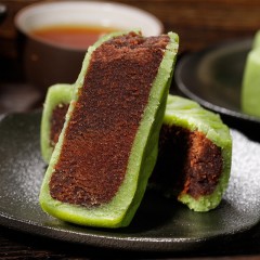 HY064181盛园祥台式桃山皮月饼60gx8只多口味散装中秋月饼