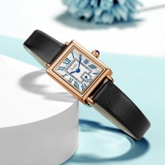 XC50445-SUNKTA SOUL 雕刻时光罗马复古小方表ST6695