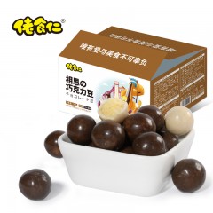XC406128佬食仁巧克力豆200g/箱 一箱约50小包 一包2颗