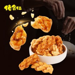 XC406122佬食仁迷你小麻花360g/箱 一箱约40包 2种口味混合