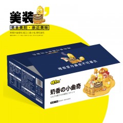 XC406127佬食仁奶香小曲奇400g/箱 一箱约16包