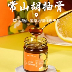 XC099512江中常山胡柚膏天然即饮冲饮冰糖蜂蜜柚子茶140g*3罐/盒 枇杷雪秋梨膏清润赛梨膏水果茶糖