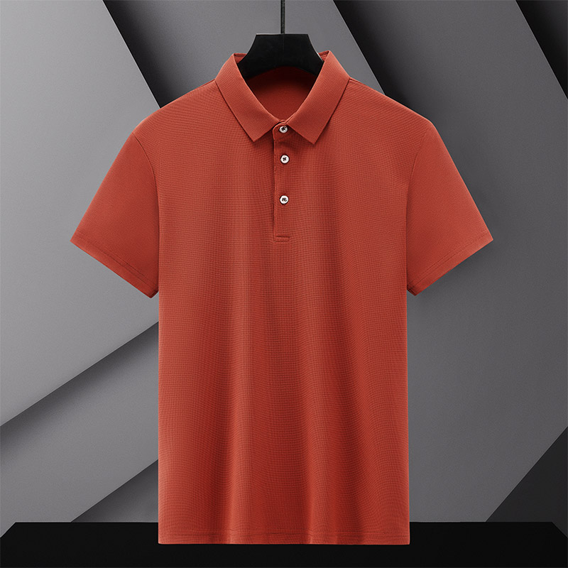 XC081403工厂直供夏季新款华夫格面料系列男士短袖polo衫