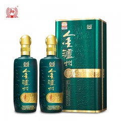 XC317701泸州老窖金泸州（绿） 浓香型52度 500ml*2